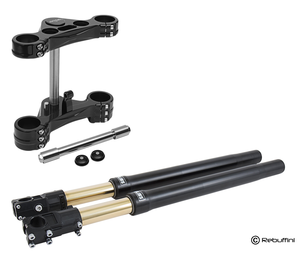 Inverted front forks for HarleyDavidson Dyna, FXR, Softail, VRod