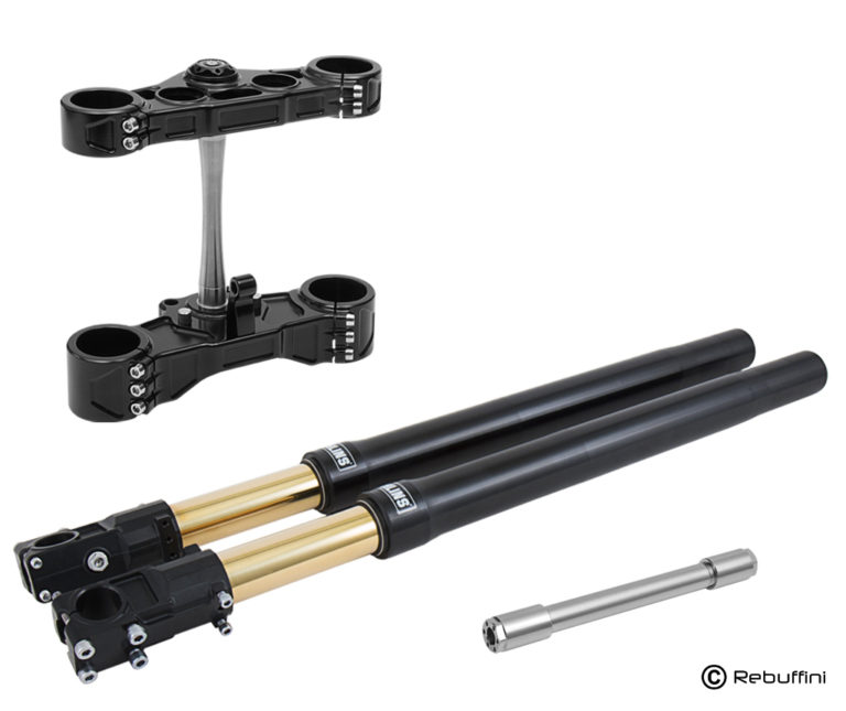 Inverted front forks for HarleyDavidson Softail FXBB/FXLR/FLSB/FXFB Revolution Rebuffini Cycles