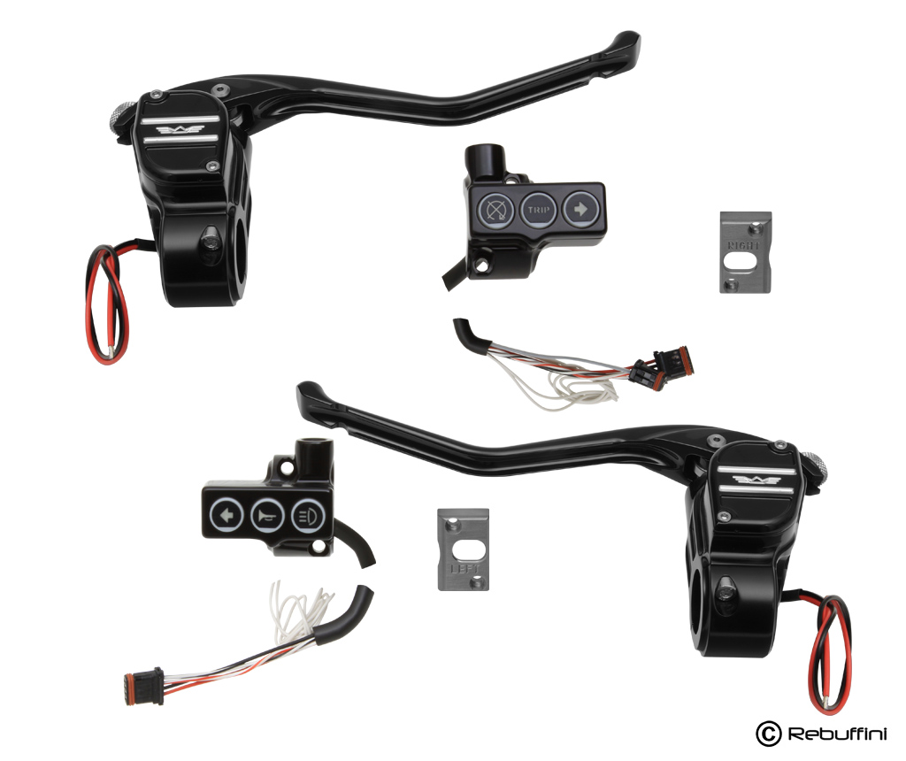 Exclusive Rr90 Radial Hand Controls Set In Can Bus Rebuffini Cycles