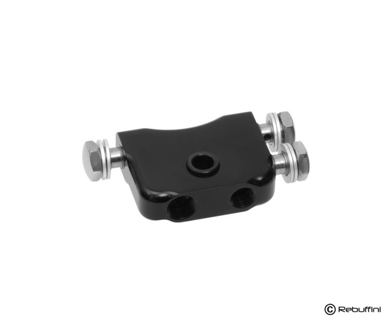 Brake line splitter for HarleyDavidson Dyna with ABS for dual calipers