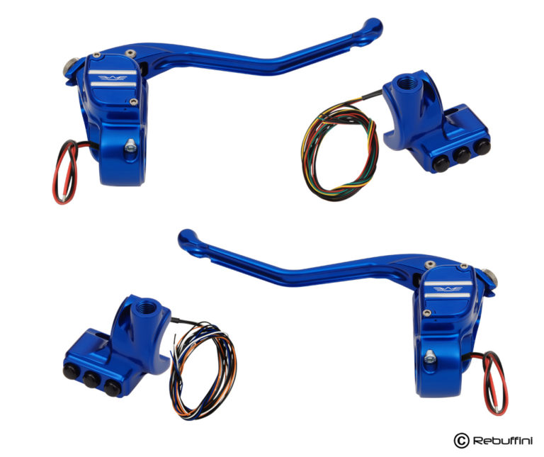.RR90 Radial hand controls for Harley & Custom Rebuffini Cycles
