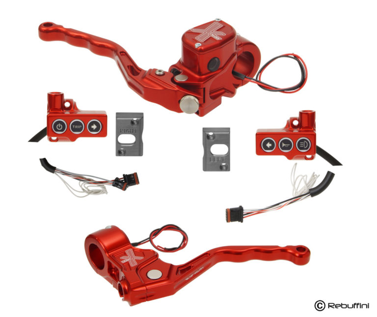 ***EXCLUSIVE*** RR90X Radial hand controls in CAN BUS for HarleyDavidson Rebuffini Cycles