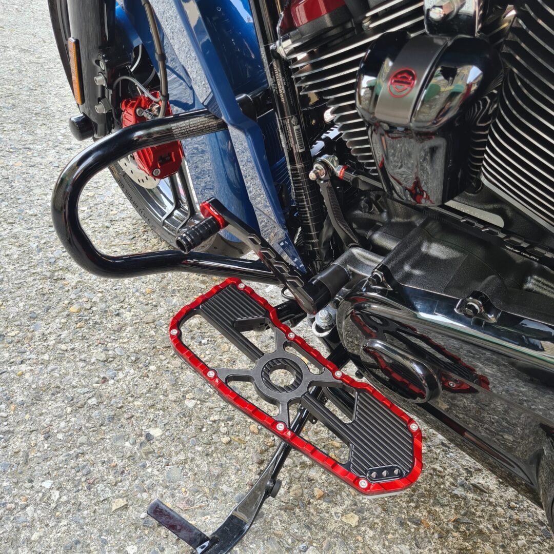 Wheelie shift lever for HarleyDavidson Touring Rebuffini Cycles