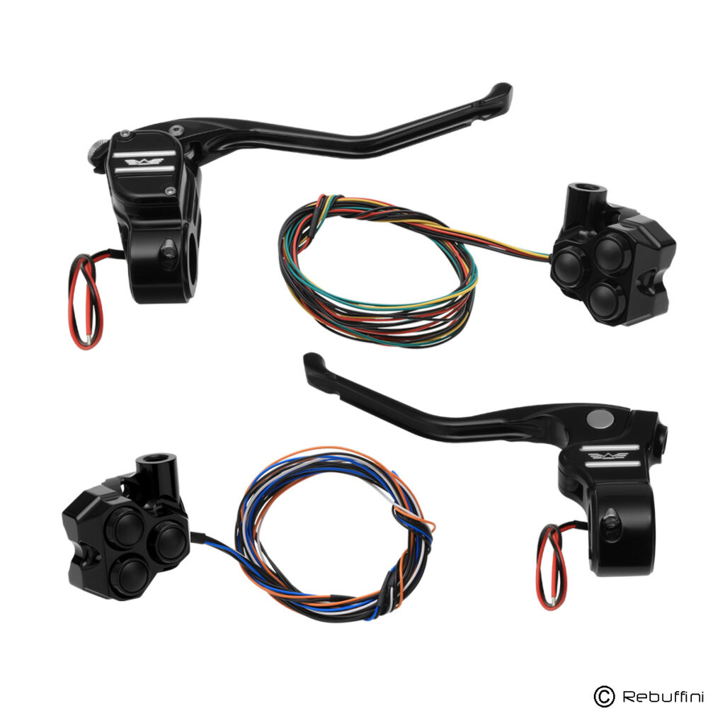 Radial hand controls set for Harley-Davidson – RR90 | Rebuffini Performance